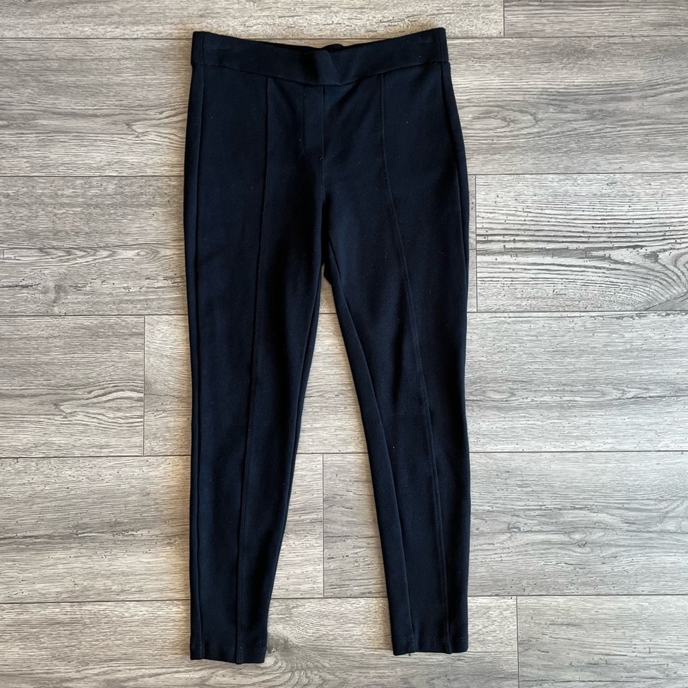 Style & Co Women’s Stretchy Ponte Pant Legging Skinny Leg Black Petite Medium